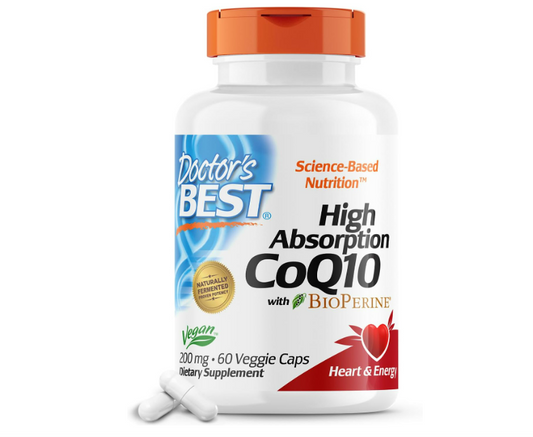 CoQ10 con Bioperine 200mg , 60 capsulas - Doctor best