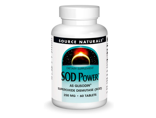 Source Naturals SOD Power 250mg , 60 tabletas
