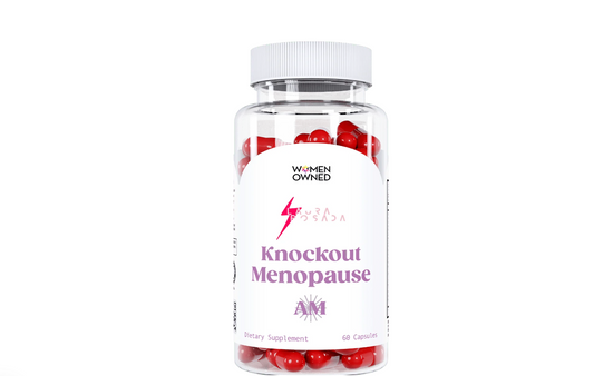 Knockout Menopause Am - Fórmula De Alivio De Los Síntomas Diurnos De La Menopausia, 60 capsulas