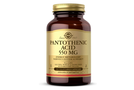 Pantothenic Acid 550 mg , 100 capsulas vegetables - Solgar