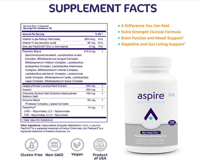 Bio-Heal Pro+ , 120 capsulas - Aspire Nutrition