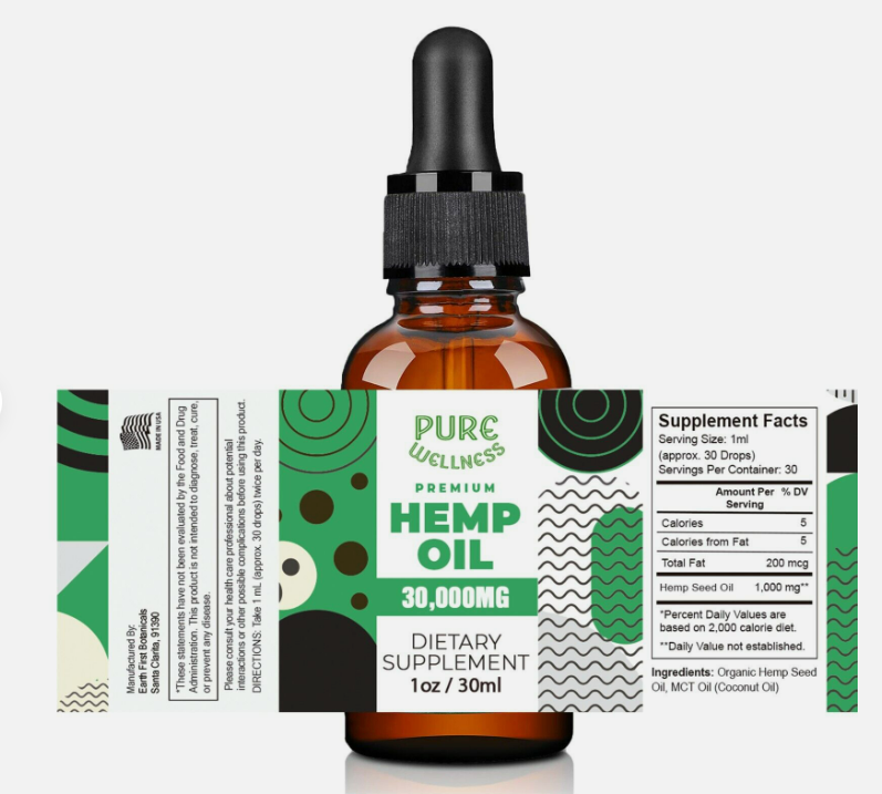 Best Hemp Oil 30,000mg - Natural Wellness