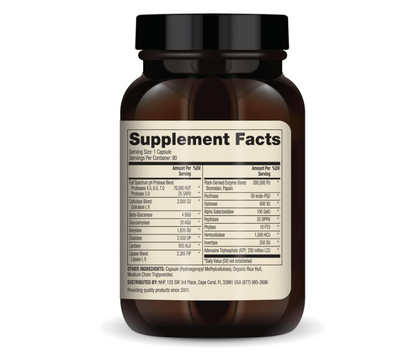 Dr. Mercola, Suplemento dietético de enzimas de espectro completo , 90 capsulas