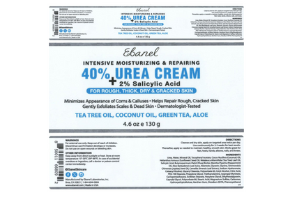 Ebanel Crema de urea 40% más ácido salicílico 2% - cuidado de la piel