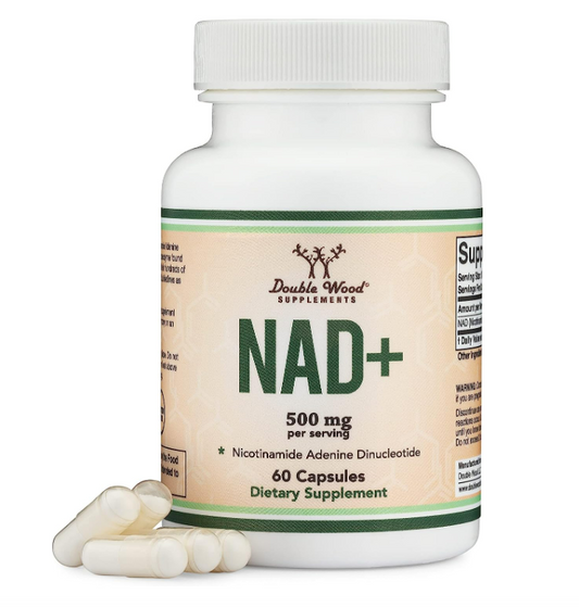 NAD+ 500mg , 60 capsulas - Double Wood