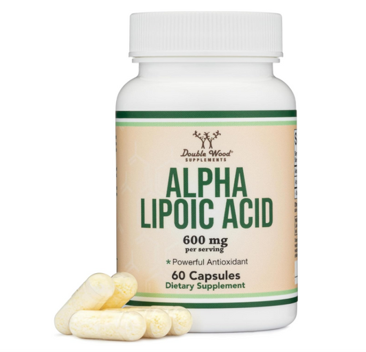 Alpha Lipoic acid 600mg , 60 capsulas - Double Wood