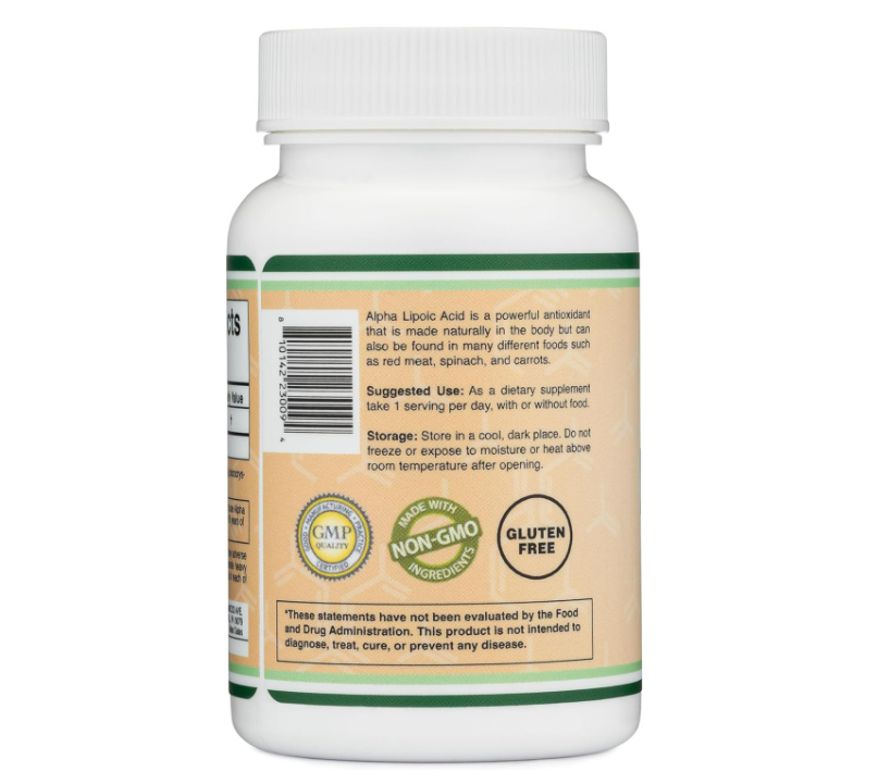 Alpha Lipoic acid 600mg , 60 capsulas - Double Wood