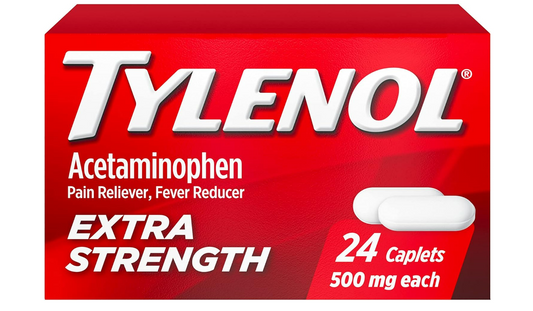Tylenol Comprimidos extra fuertes con 500 mg , 24 caplets