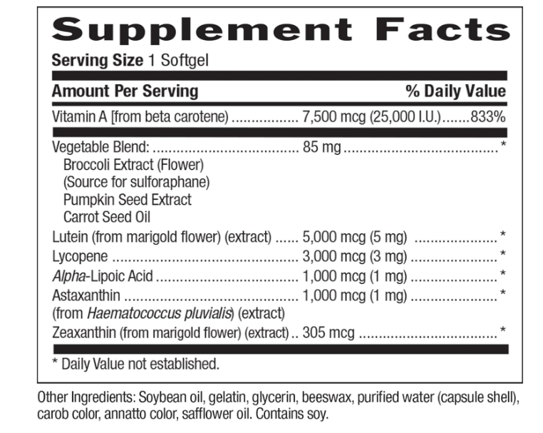 Country Life Carotenoid Complex , 60 capsulas