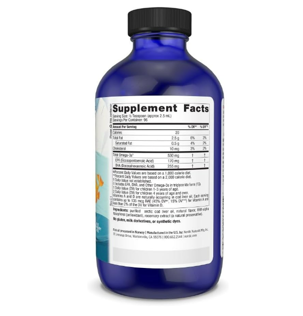 Nordic Naturals - DHA líquido para niños,Omega-3 para niños - 237ml