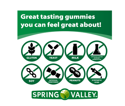 Spring Valley - Prenatal multivitaminico DHA y Acido Folico , 90 gummies