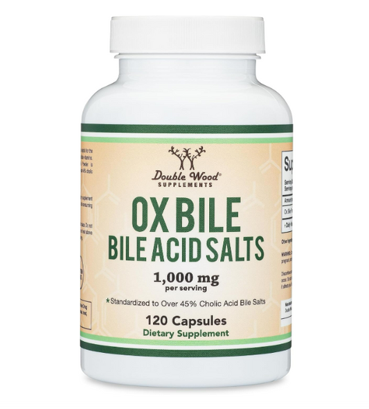 Double Wood - Ox Bile Acid Salts 1000mg , 120 Capsulas