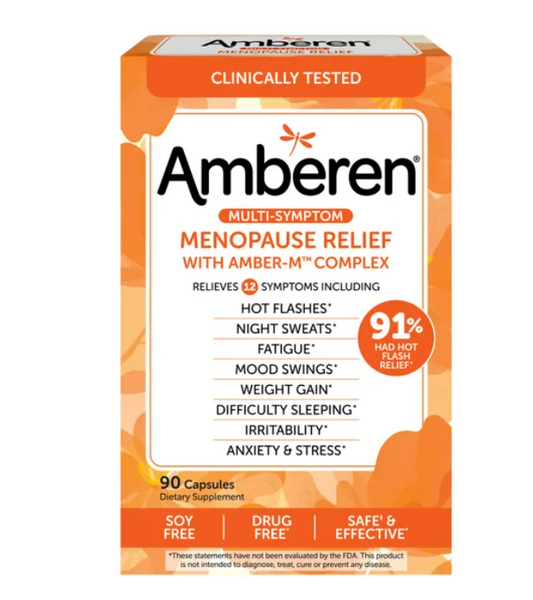 Amberen alivio de la menopausia multisíntoma , 90 capsulas