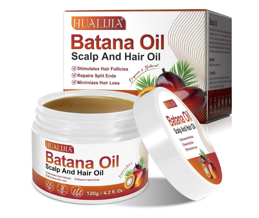 Hualijia - Aceite de batana crudo para el crecimiento del cabello, 120g