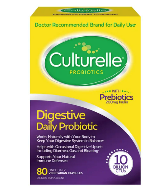 Culturelle Digestive Daily Probiotic 80 Capsulas