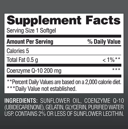 Member's Mark CoQ10 200 mg , 180 capsulas