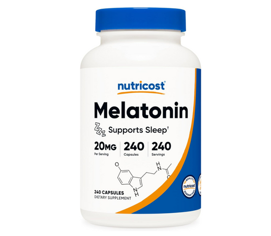 Nutricost - Melatonina 20mg , 240 Capsulas