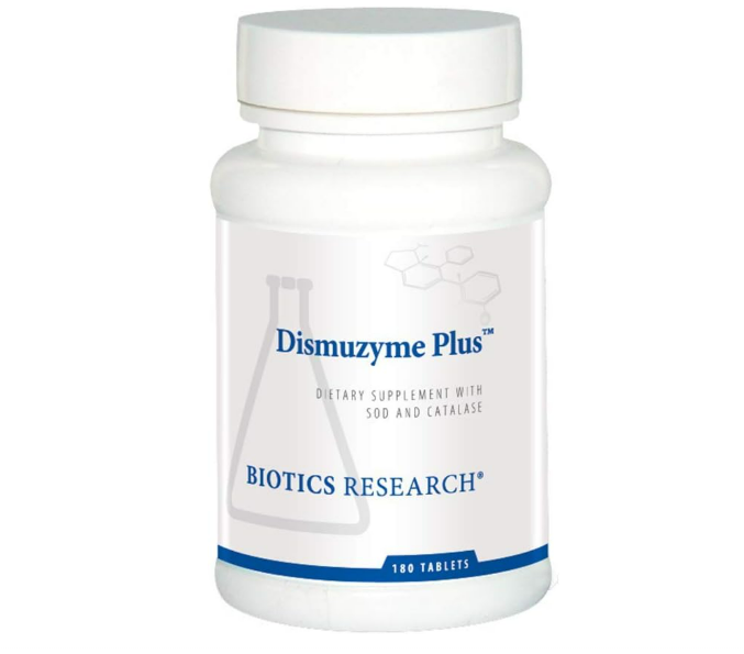 Biotics Research Dismuzyme Plus Alta Actividad Antioxidante -180 Tabletas