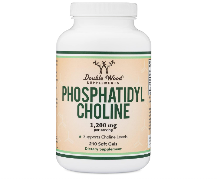 Double Wood , Phosphatidyl Cholina 1200mg (Fosfatidilcolina) - 210 capsulas