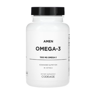 Codeage- Amen, Omega-3, 1,500 mg, 90 capsulas (1.500 mg per capsulas)