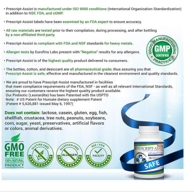 Prescript Assist - Prebióticos y probióticos para la salud digestiva - 28 cepas de microflora , 60 capsulas