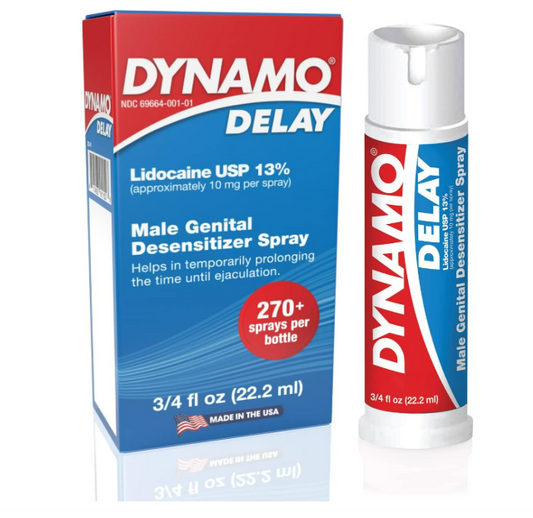 Dynamo Delay lidocaine USP  13% , retardante sexual - 22.2 ml.