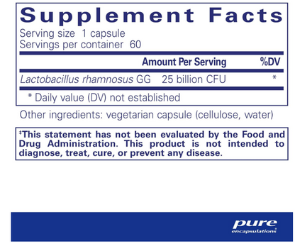 Pure Encapsulations - PureGG 25B , 60 capsulas
