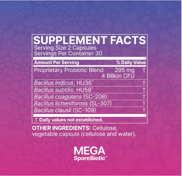 Microbiome Labs - MegaSporeBiotic Probióticos para mujeres y hombres - 60 capsulas