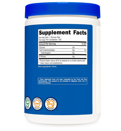 Nutricost - Vitamina D-Ribose en polvo , 500g