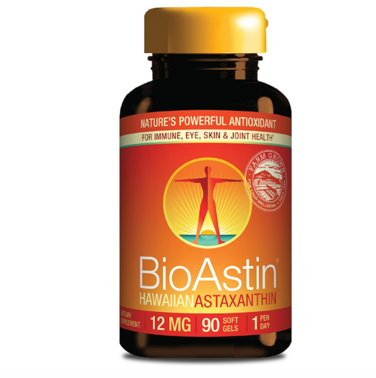 NUTREX HAWAII ,  BioAstin Astaxantina hawaiana – 12 mg, 90 cápsulas blandas