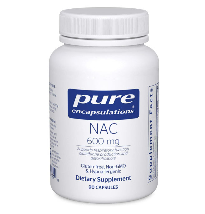 Pure Encapsulations NAC 600MG , 90 CAPSULAS