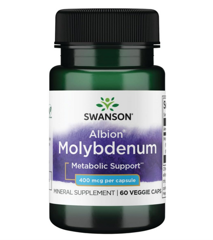 Swanson - Albion Molybdenum 400mcg , 60 capsulas