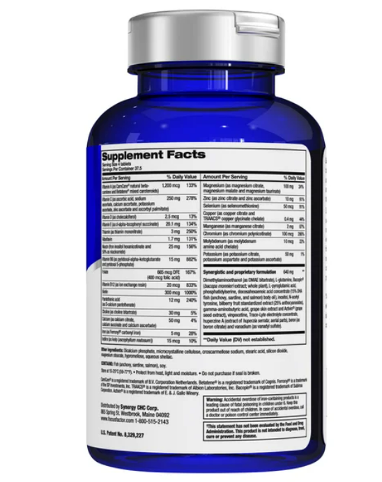 Focus Factor Suplemento Vitaminico para el Cerebro 180 tabletas