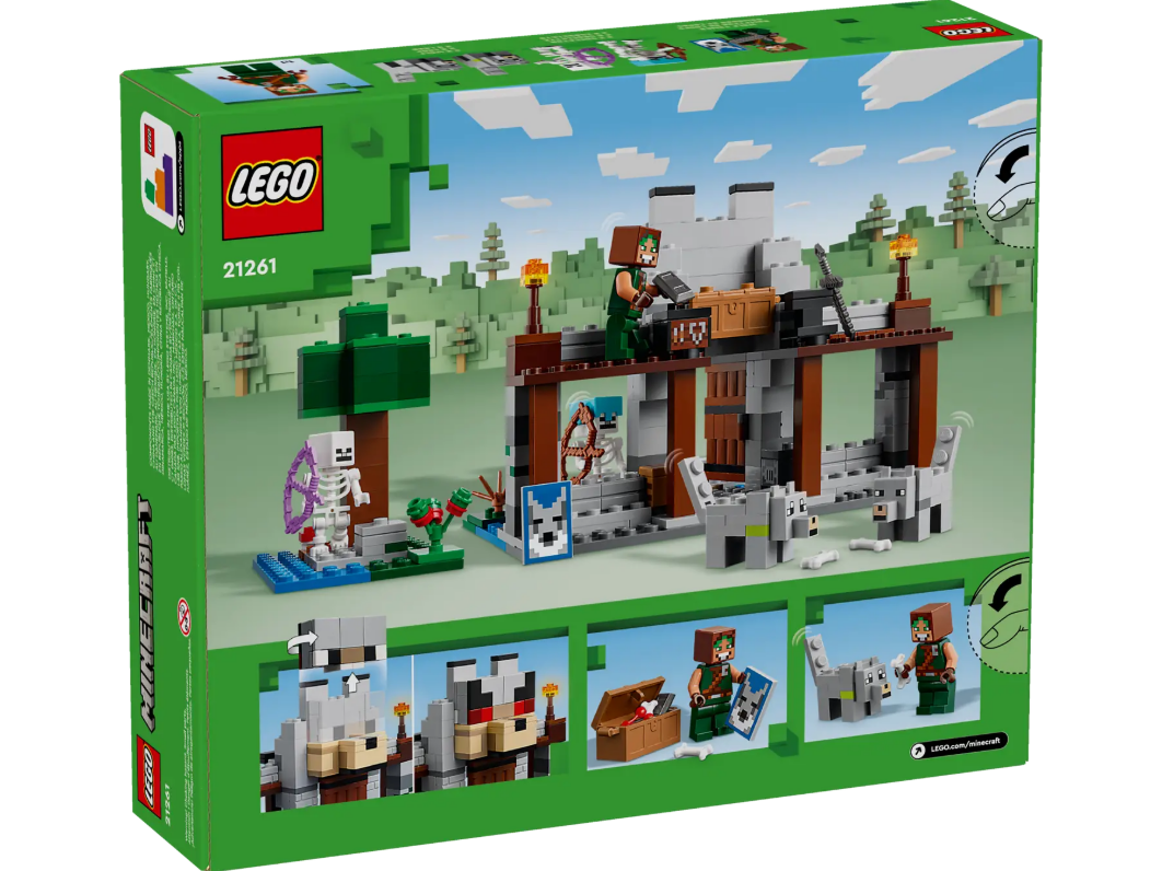 Lego - Minecraft 21261 , 312 piezas - 8 años a +