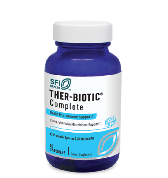 SFI, Ther-biotic complete 12 probiotic species/ 25 billion CFU, 60 capsulas