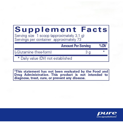 Pure Encapsulations- L-Glutamine powder, 227g
