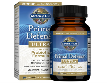 Garden of life - Primal Defense Ultra, probiotic formula 60 capsulas vegerarianas