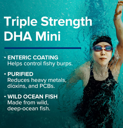 GNC - Triple strength DHA 1000 mini, 90 mini capsulas