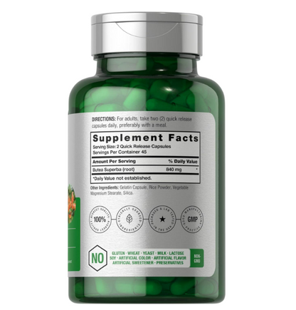 Horbaach- Butea Superba 840mg, 90 capsulas