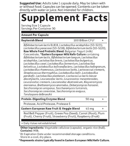 Garden of Life - Raw probiotics ultimate care 100billion, 30 capsulas