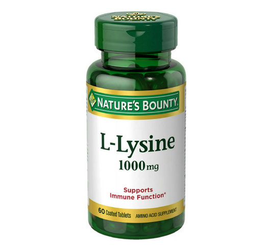 Nature's Bounty L-Lysine  1000 mg - 60 Tabletas