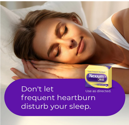 Nexium 24HR, clear minis - 42 capsules