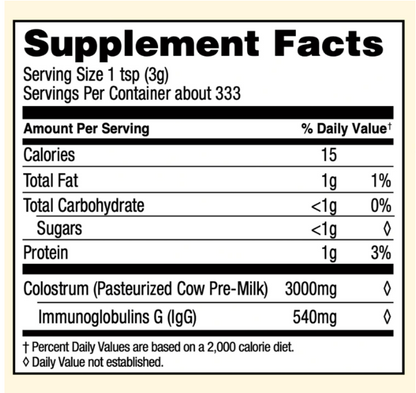 Surthrival - Colostrum immune optimization + recovery, 1kilo (2.2lb)