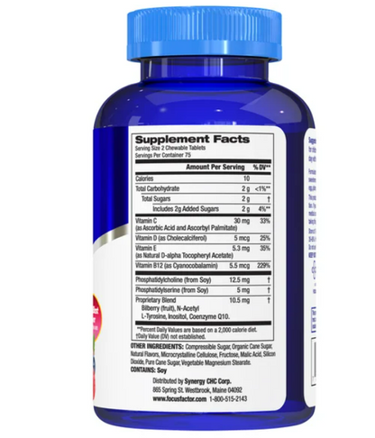 Focus Factor Kids 150 capsulas masticables