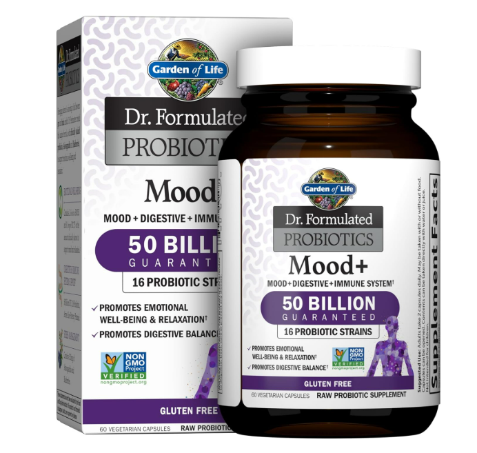 Garden of Life - Probiotico Mood+ 50 billion, 60 capsulas