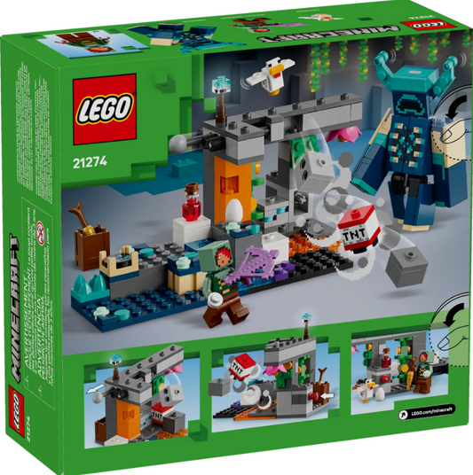 Lego 21274 Minecraft El Encuentro con el Custodio, 7 años a más - 238 Piezas