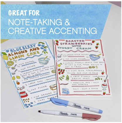 Sharpie S-Note Marcadores Creativos, 6 unidades