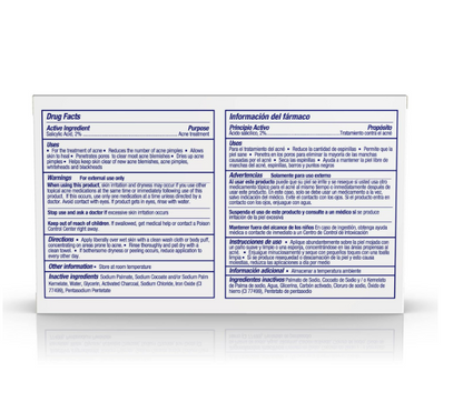 Asepxia-  Jabón limpiador con  carbón activdado, 4oz