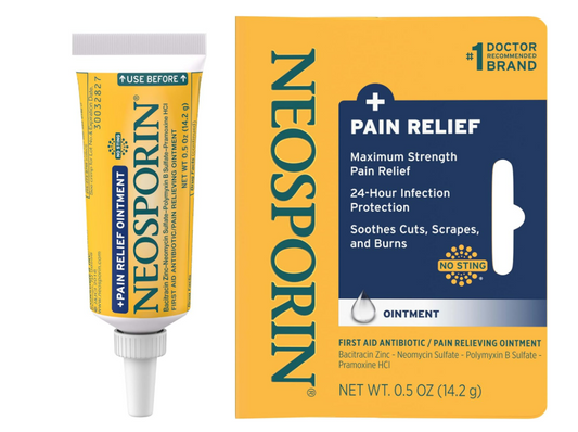 Neosporin - Alivio del dolor máxima potencia - protección contra infecciones las 24 horas.