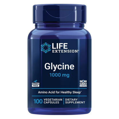 Life Extension - Glycine 1000mg, 100 capsulas vegetarianas
